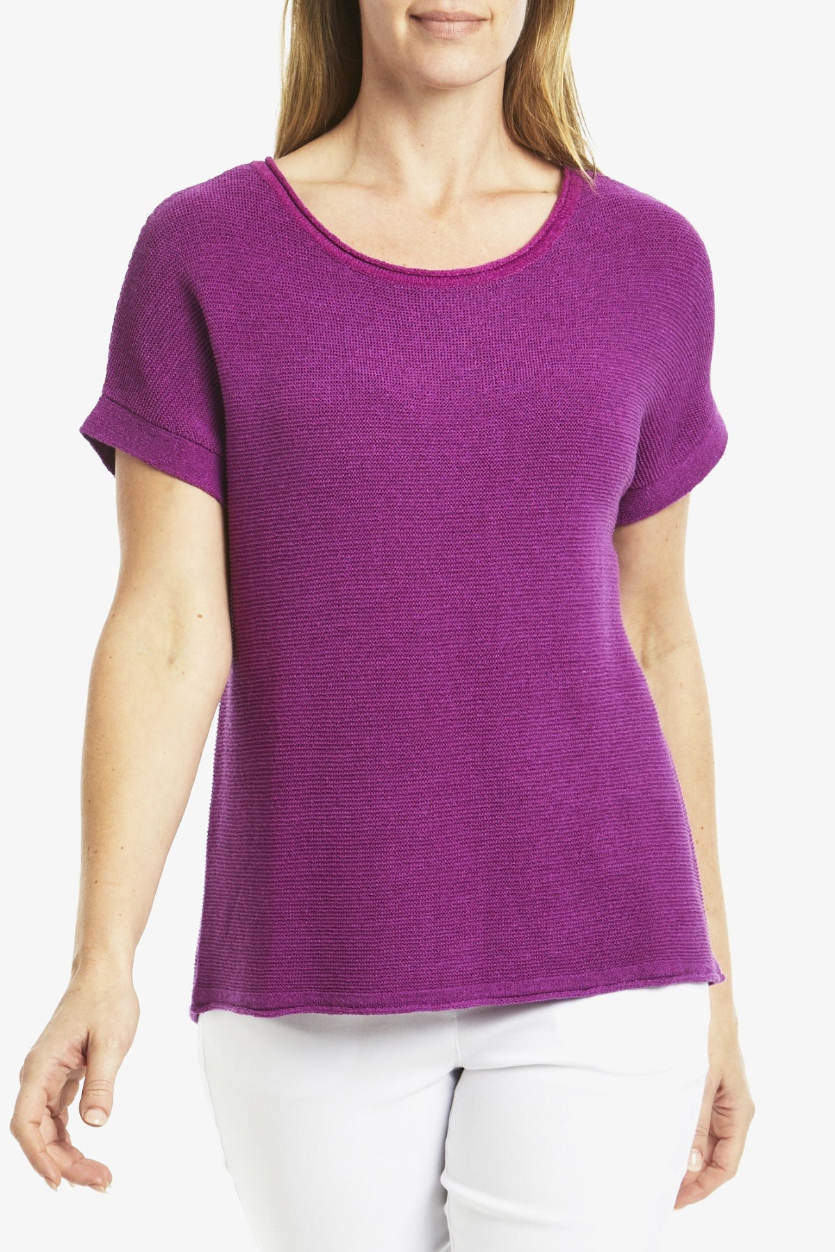 Ribbon Pullover Magenta