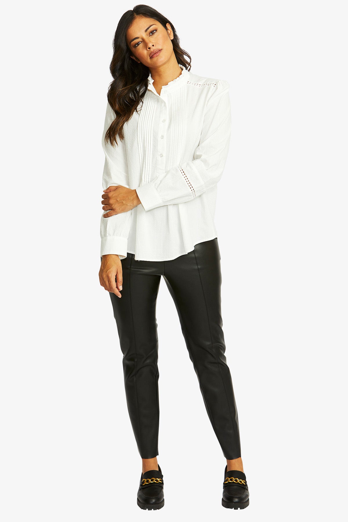 Romantique Blouse in White