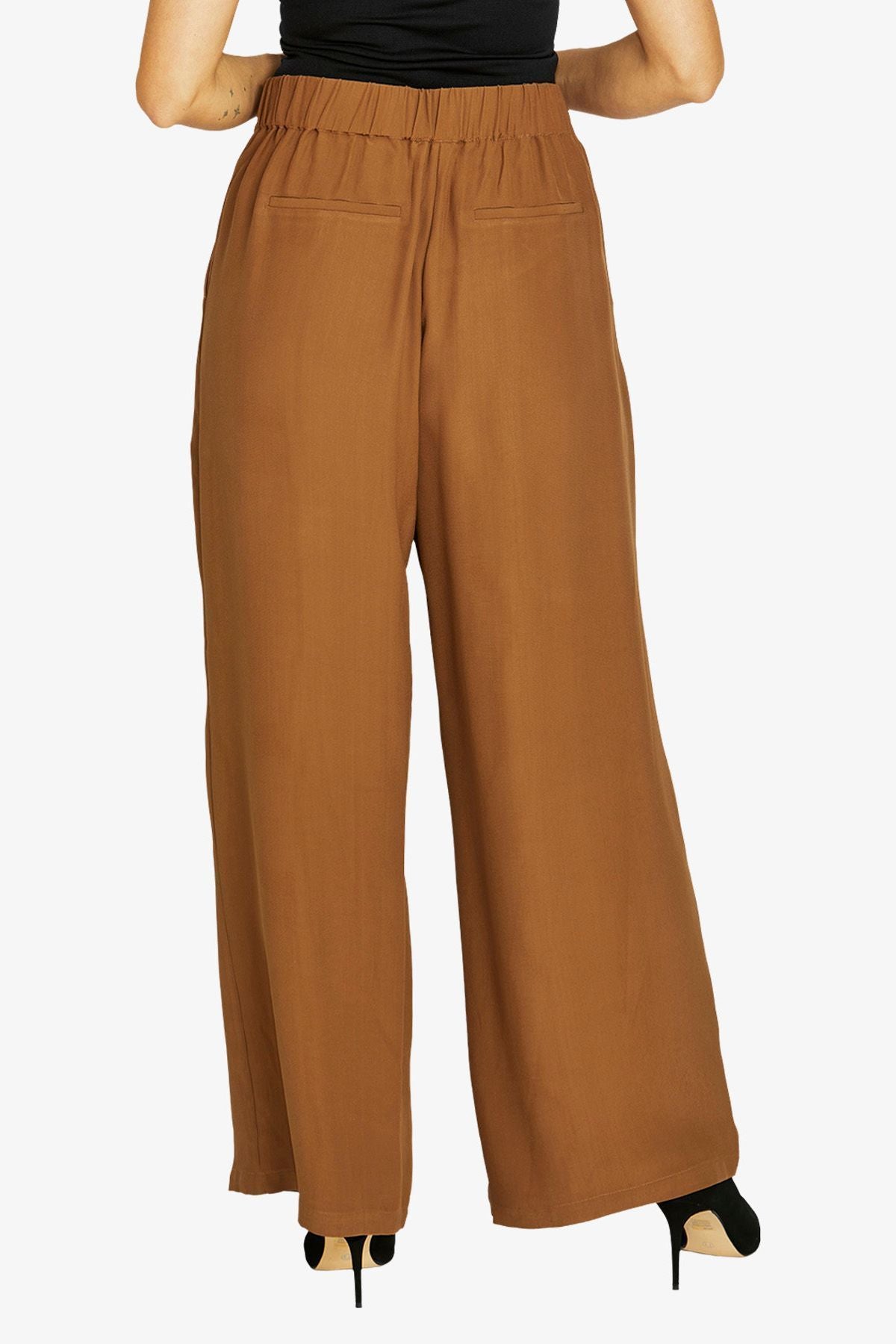 Womens Sammi Wide Leg Pant Brown P605700