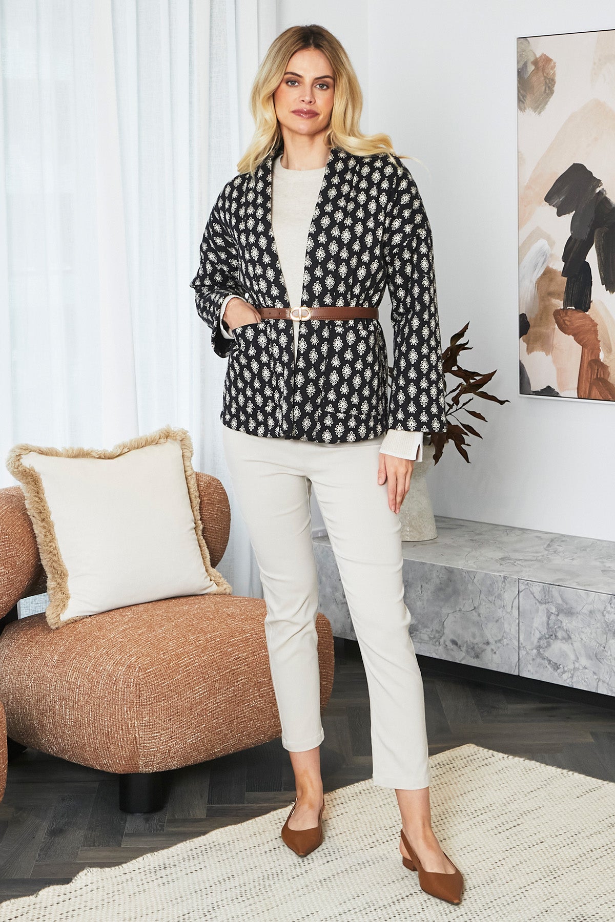 Womens Shona Thin Belt Black P605ac2