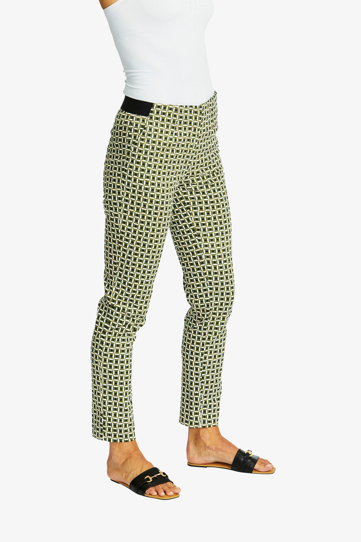 Women's Slim Pant Print in Multicolour | Circa