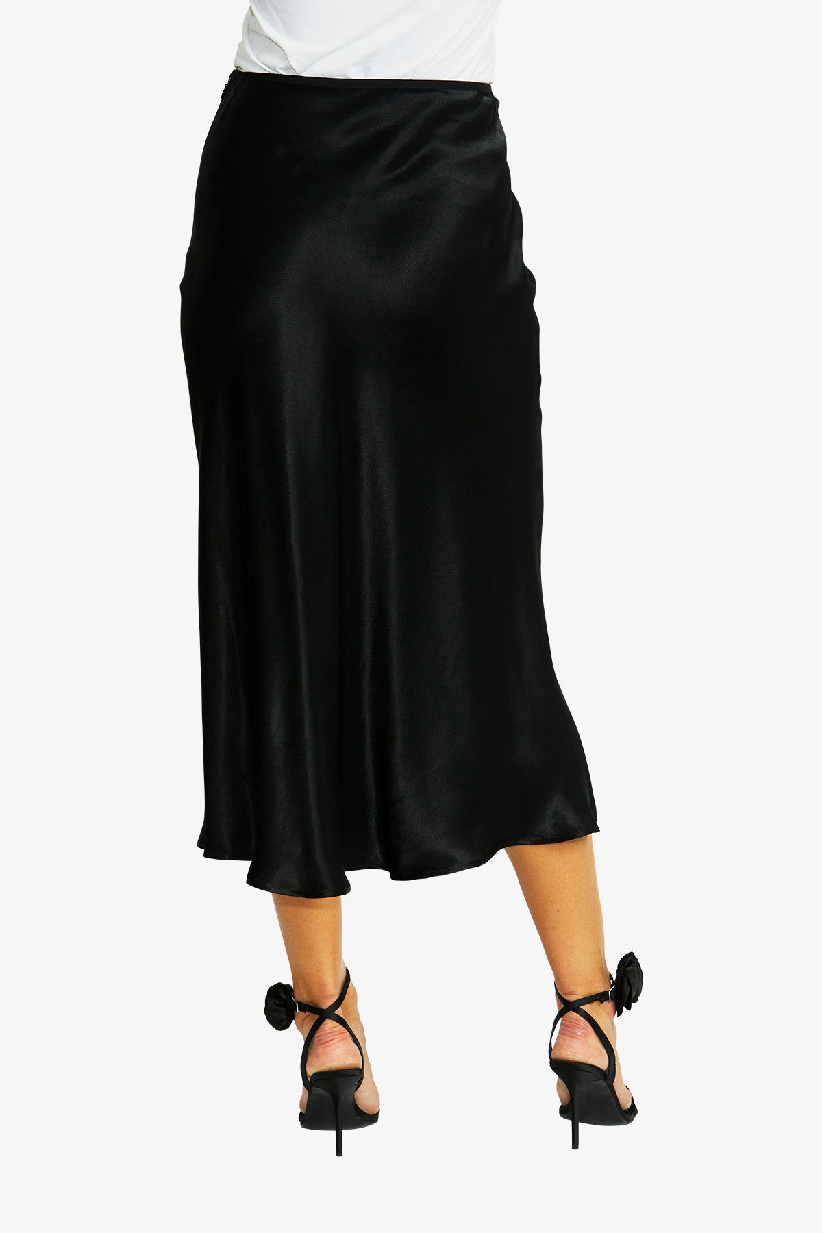 Women's Slinky Skirt in Black | Helen
