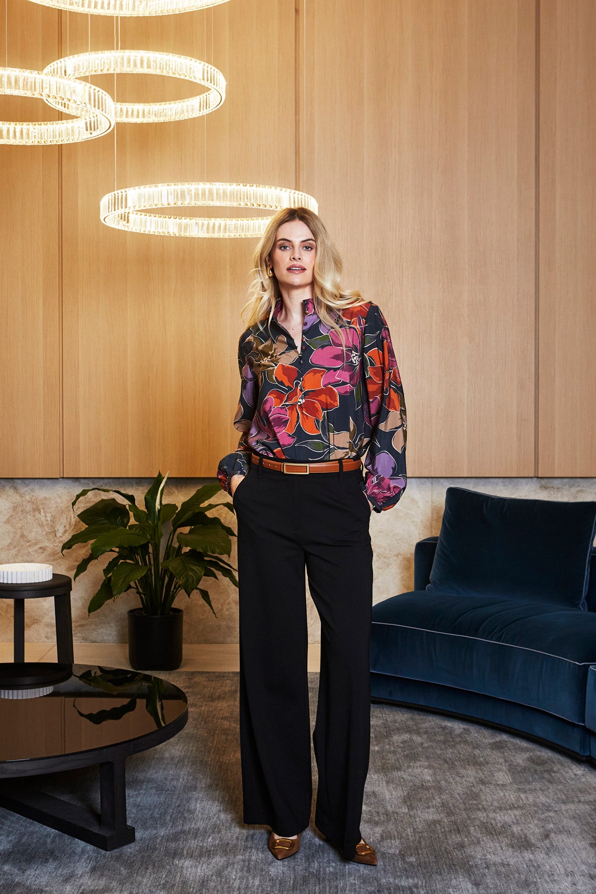 Womens Sophia Thin Belt Brown P605ac5