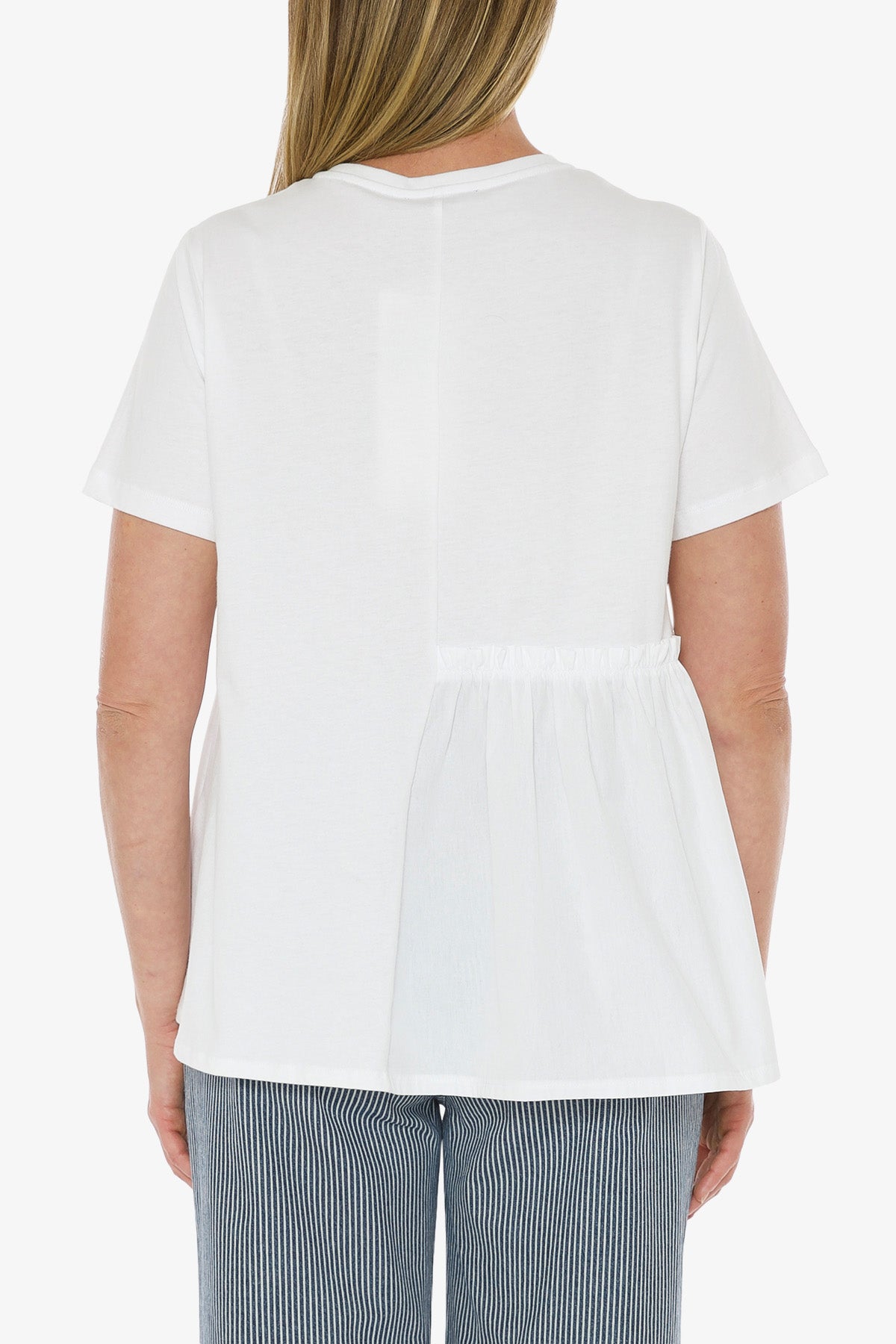Spliced T-Shirt White