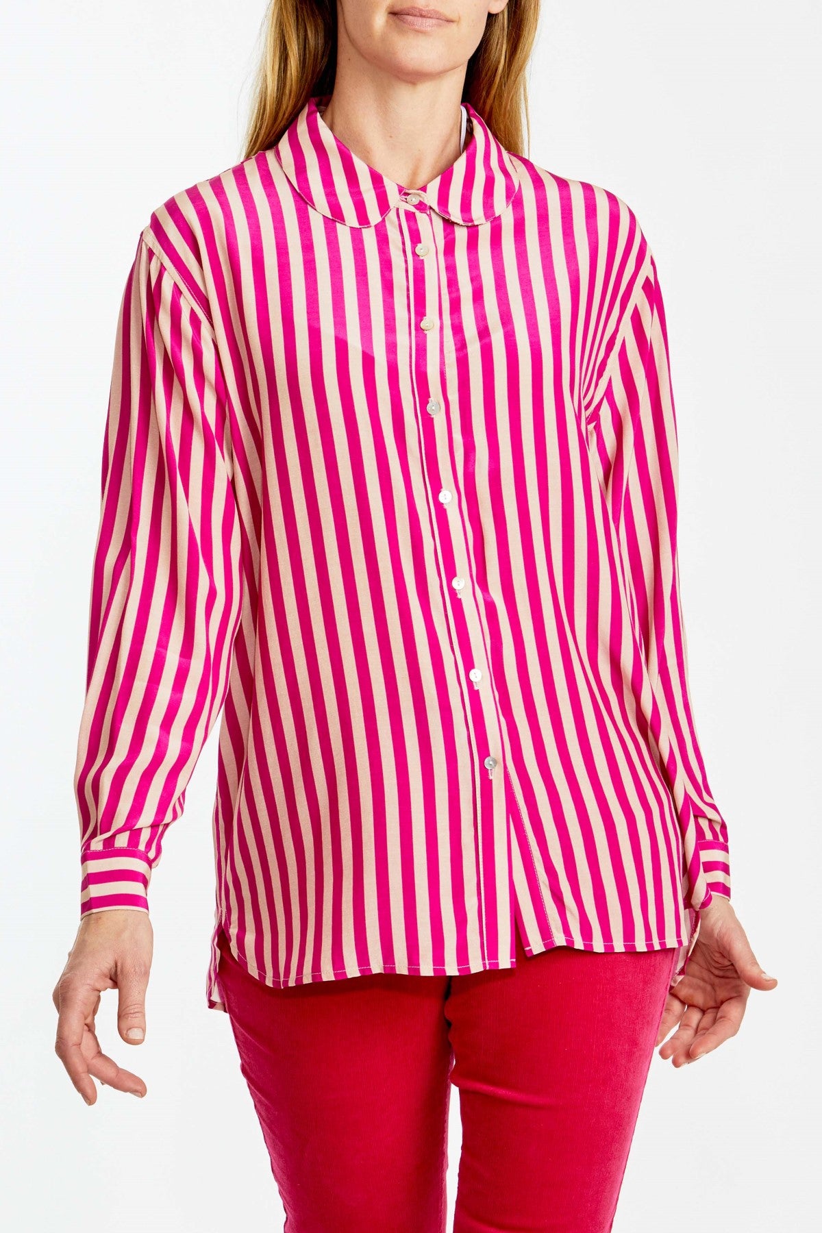 Stripe Shirt Fuchsia / Blush