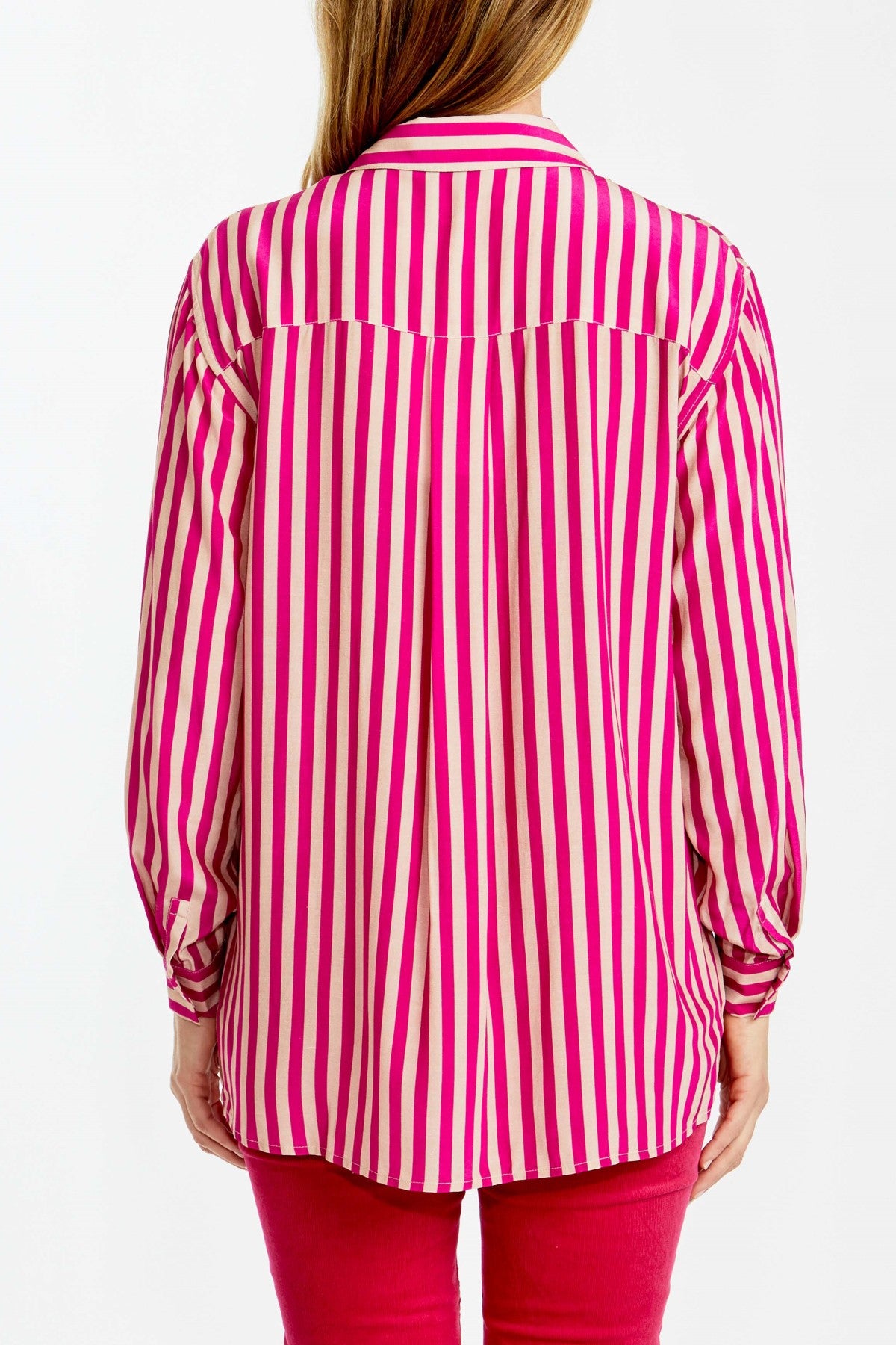 Stripe Shirt Fuchsia / Blush