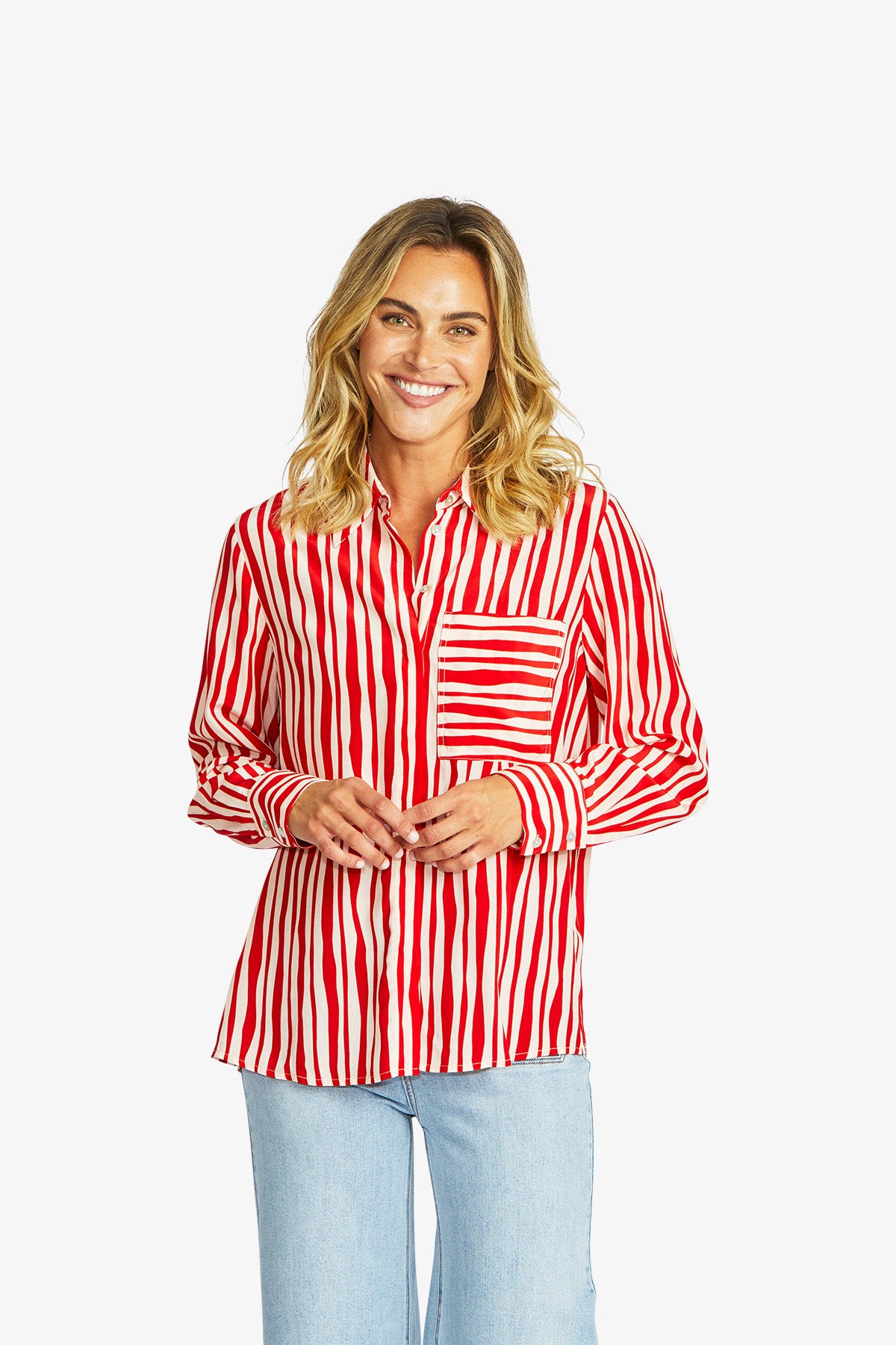 Women's Stripe Shirt in Multicolour | Jubilee