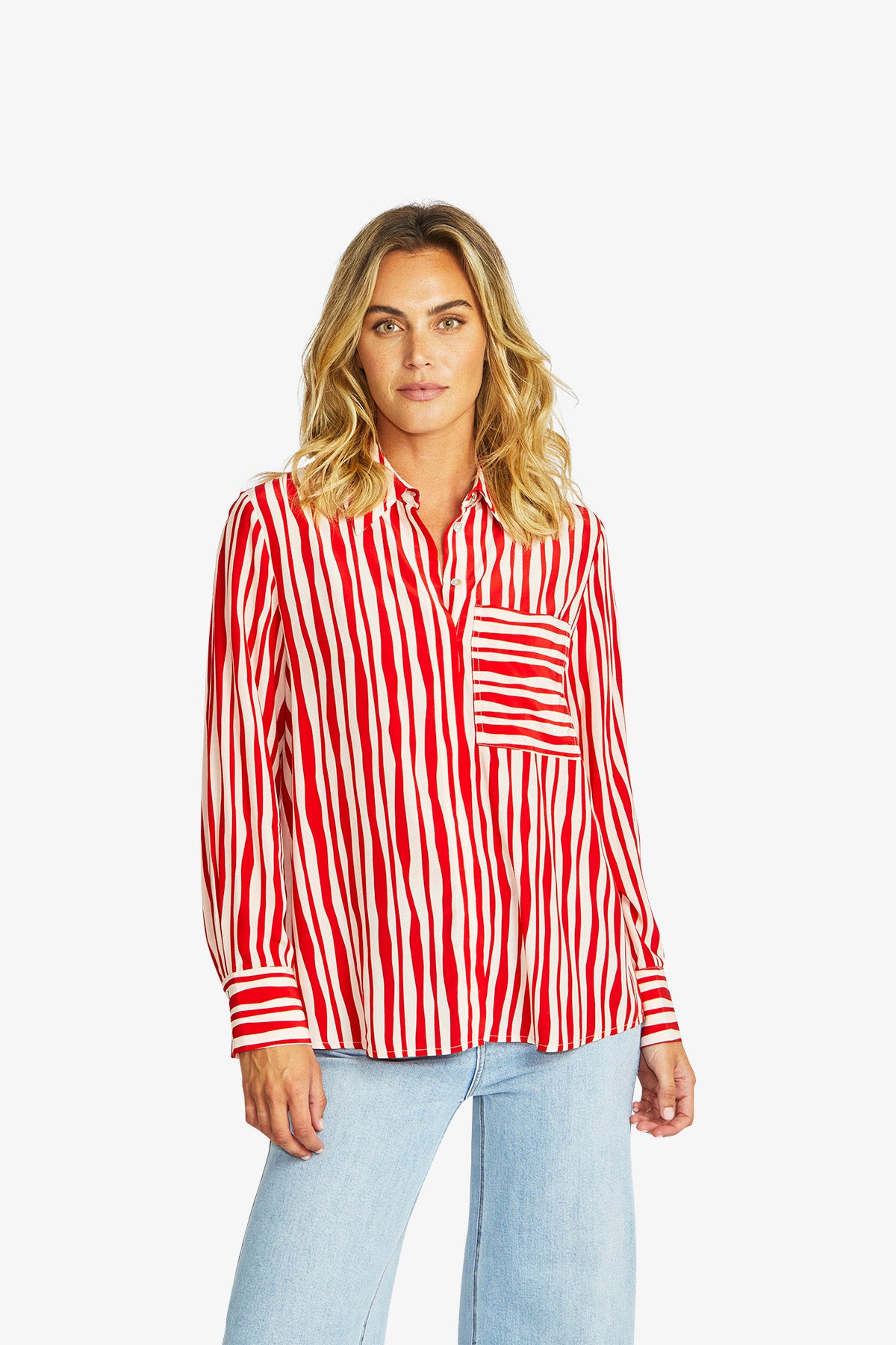 Women's Stripe Shirt in Multicolour | Jubilee