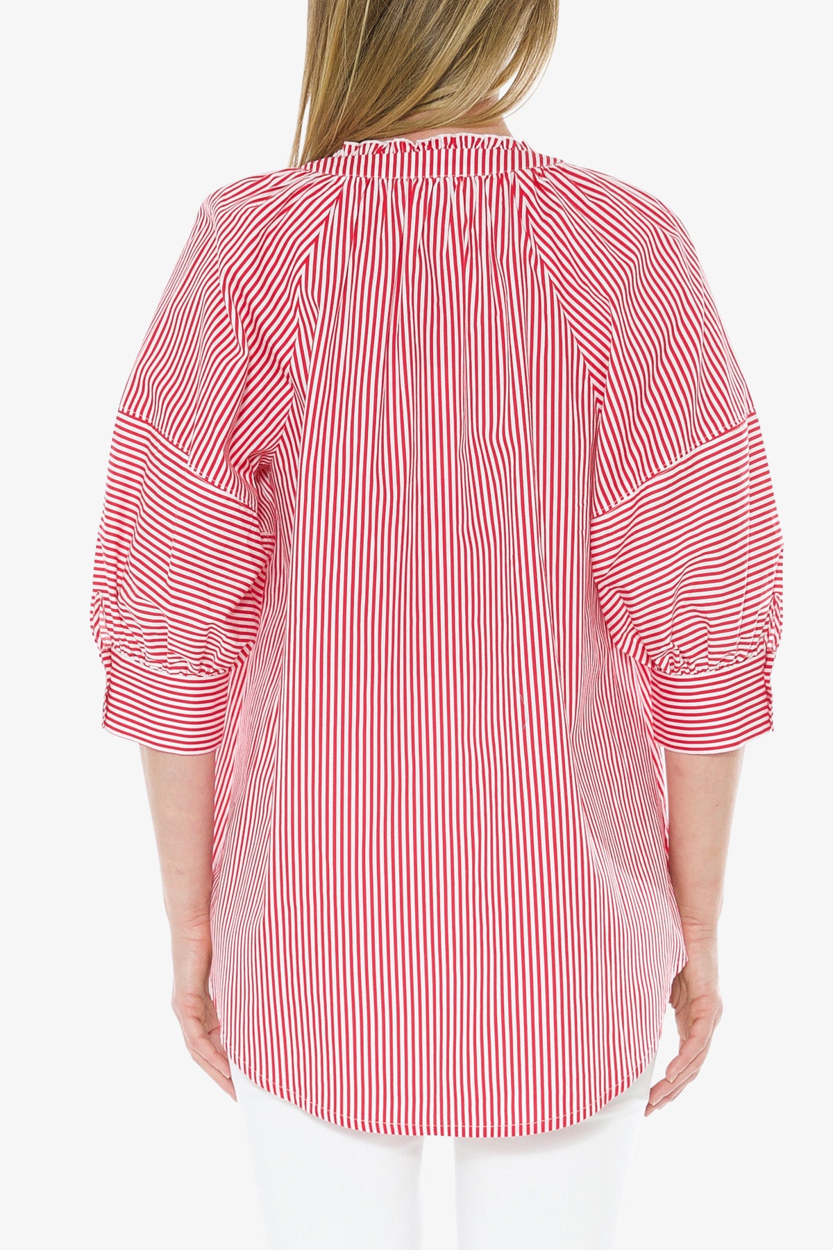 Stripe Shirt White Azalea