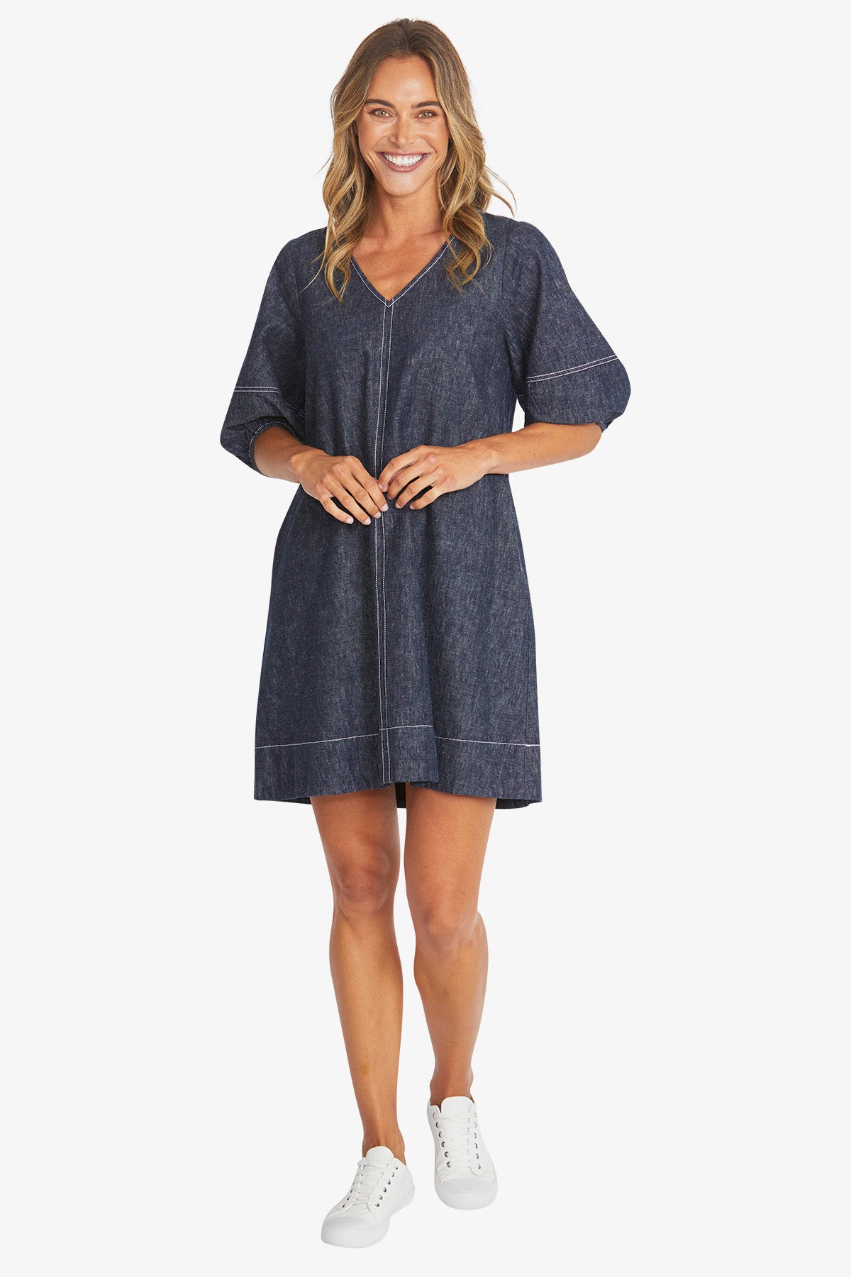 Womens Taylor Dress Navy P595503
