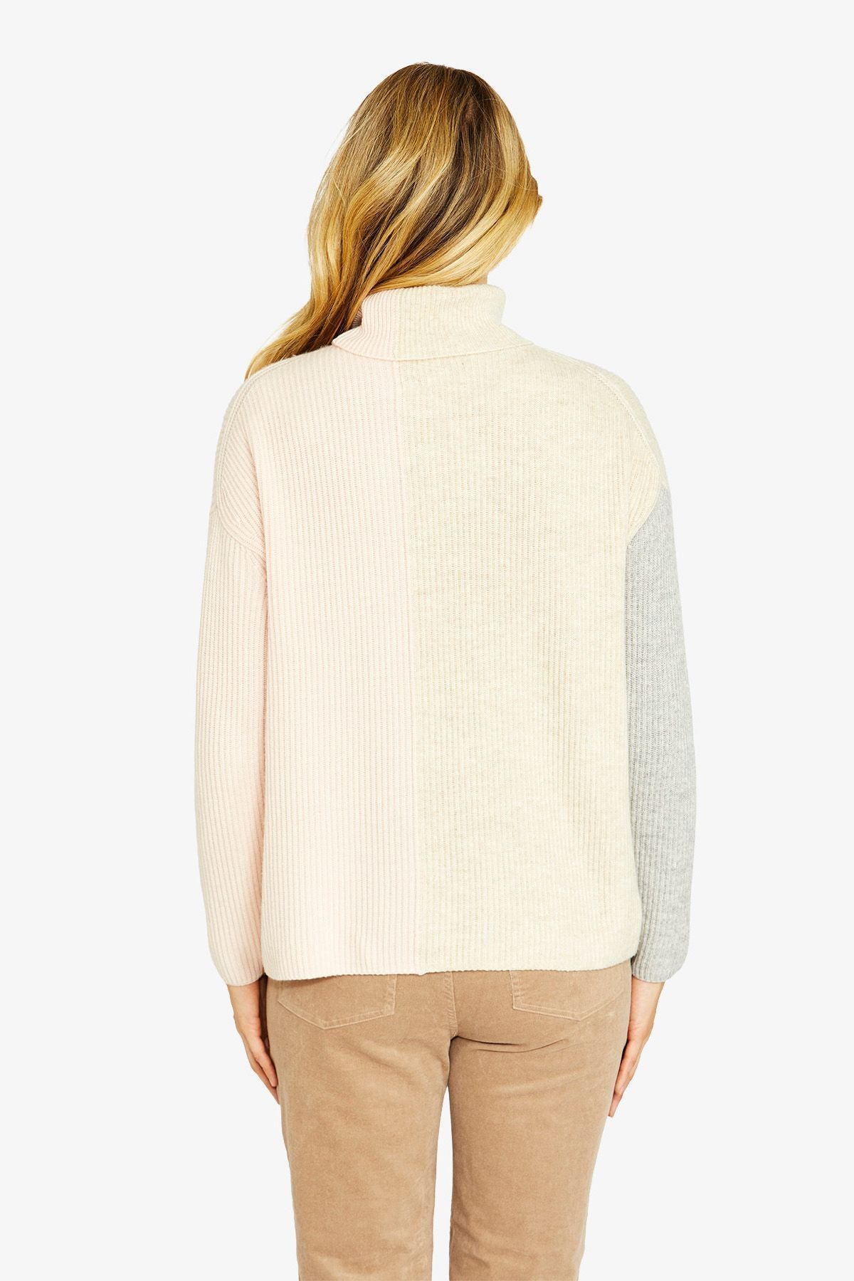 Womens Tori Col Block Pullover Multicolor P605015