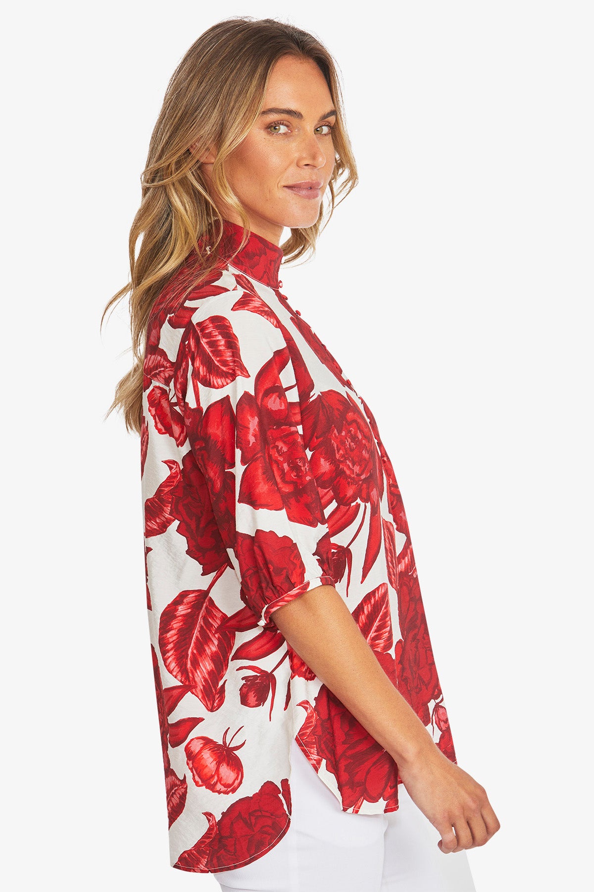 Womens Valencia Blouse Red P595306