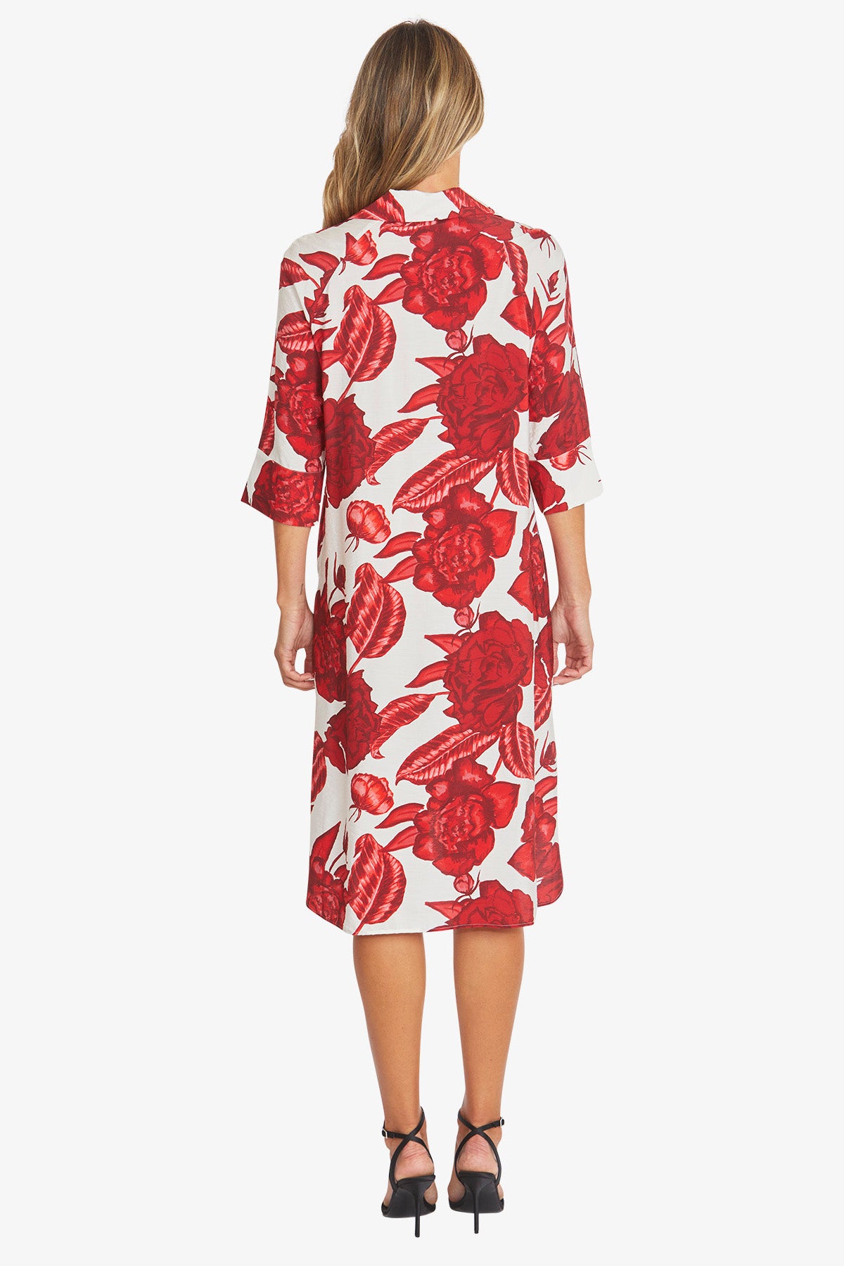 Womens Valencia Shirt Dress Red P595507