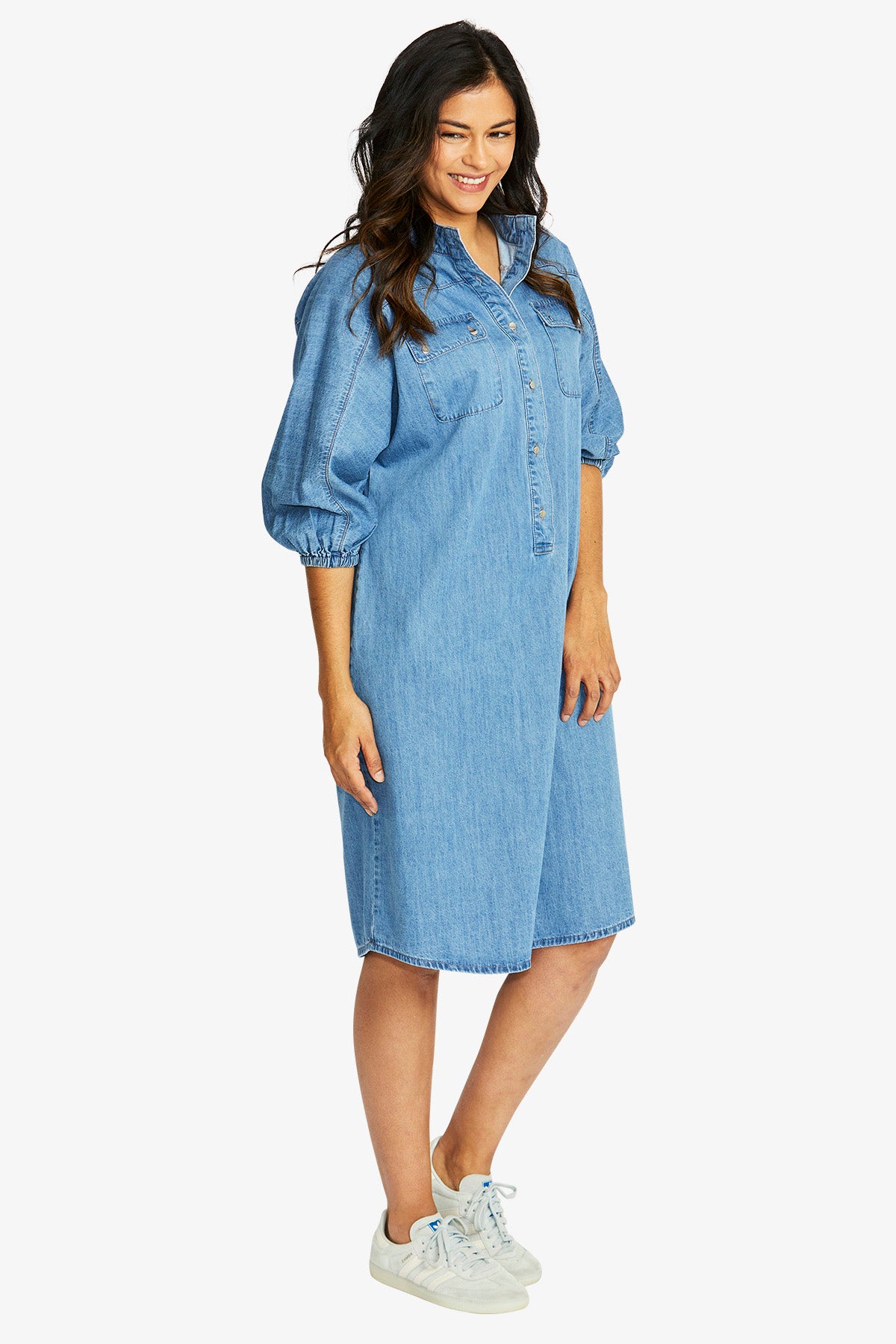 Woodstock Dress in Chambray
