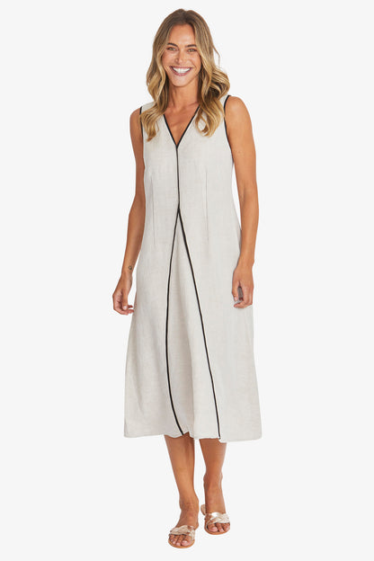 Womens Sarah Dress Beige P595550