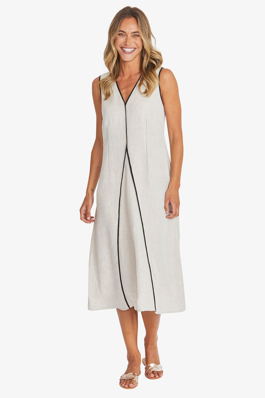 Womens Sarah Dress Beige P595550