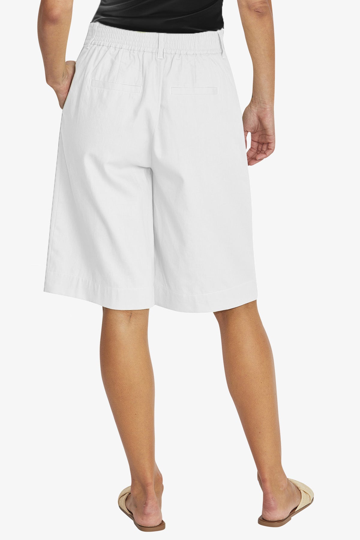 Womens Taylor Culotte Short White P595805