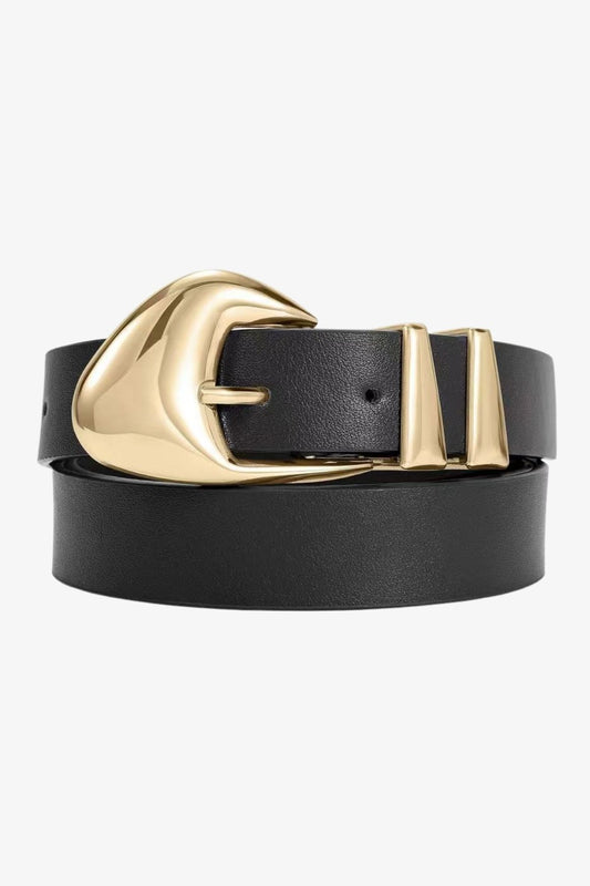 Womens Sienna Abstract Belt Black P605ac6