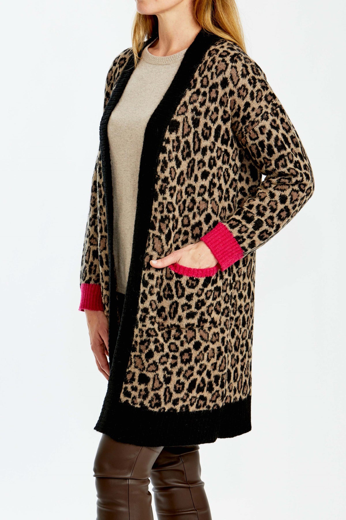 Zoolander Cardigan Animal Print