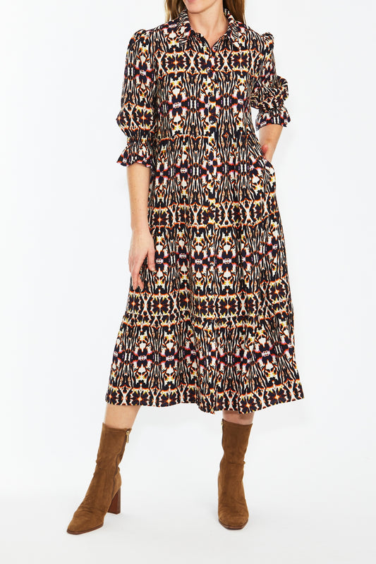 Batik Print Dress