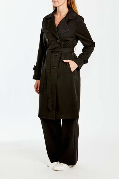 City Trench Coat Black