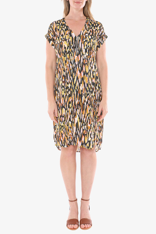 Women's Collage Print Shift Dress