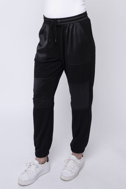 Ponti Spliced Jogger Pant Black