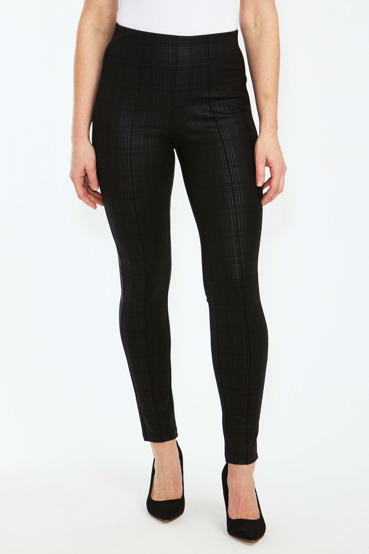 Check Print Ponte Pant Check Print