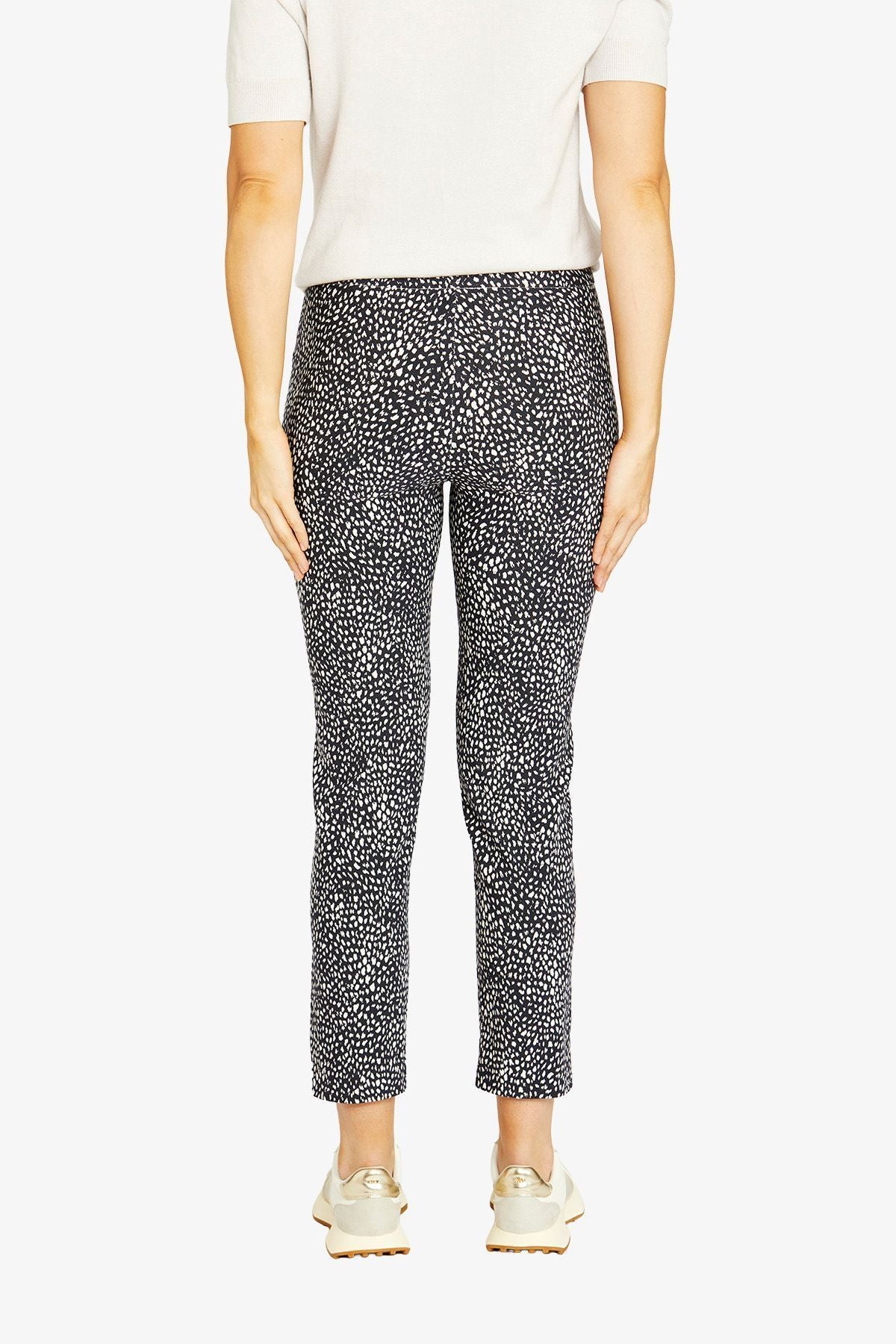 Womens Abstractspotbenga Pant Black P605722