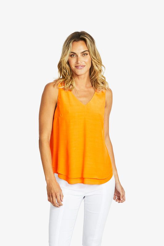 Alice V-Neck Camisole in Jaffa