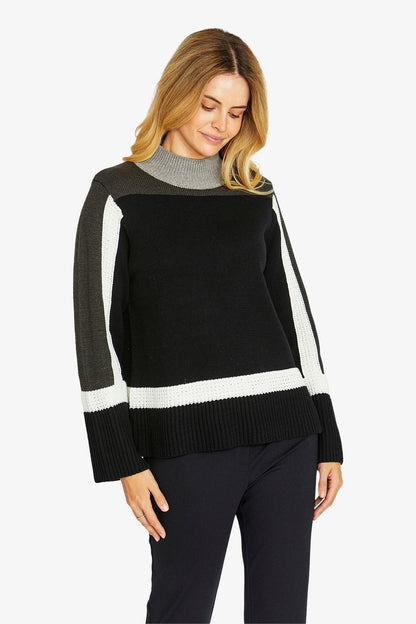 Womens Ally Colourblock Pullover Multicolor P605041