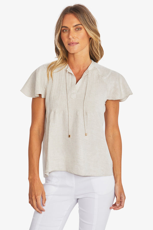 Womens Annabelle Top Beige P595344