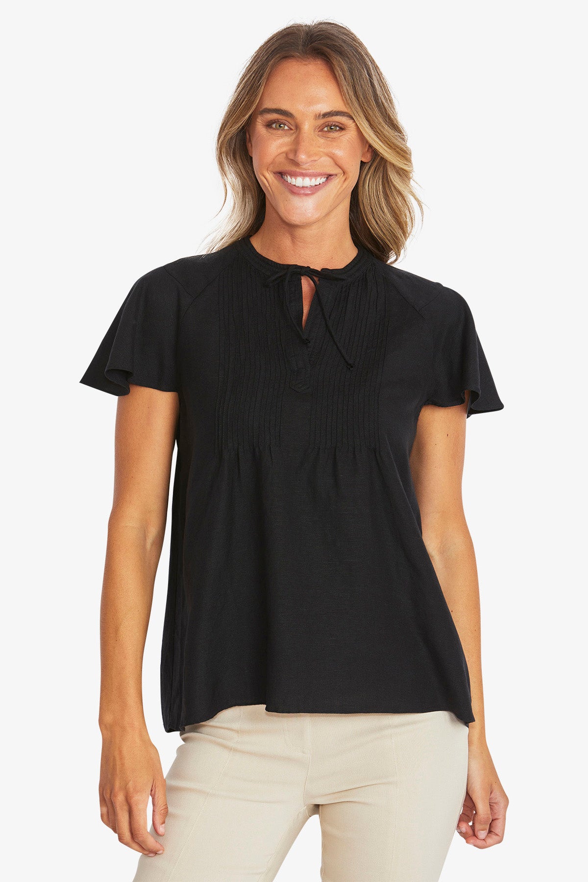 Womens Annabelle Top Black P595344