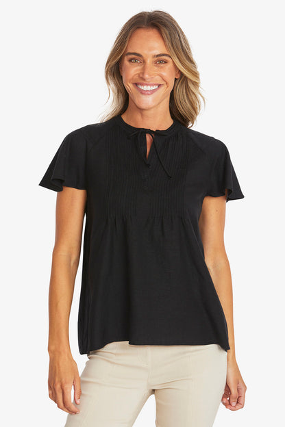 Womens Annabelle Top Black P595344