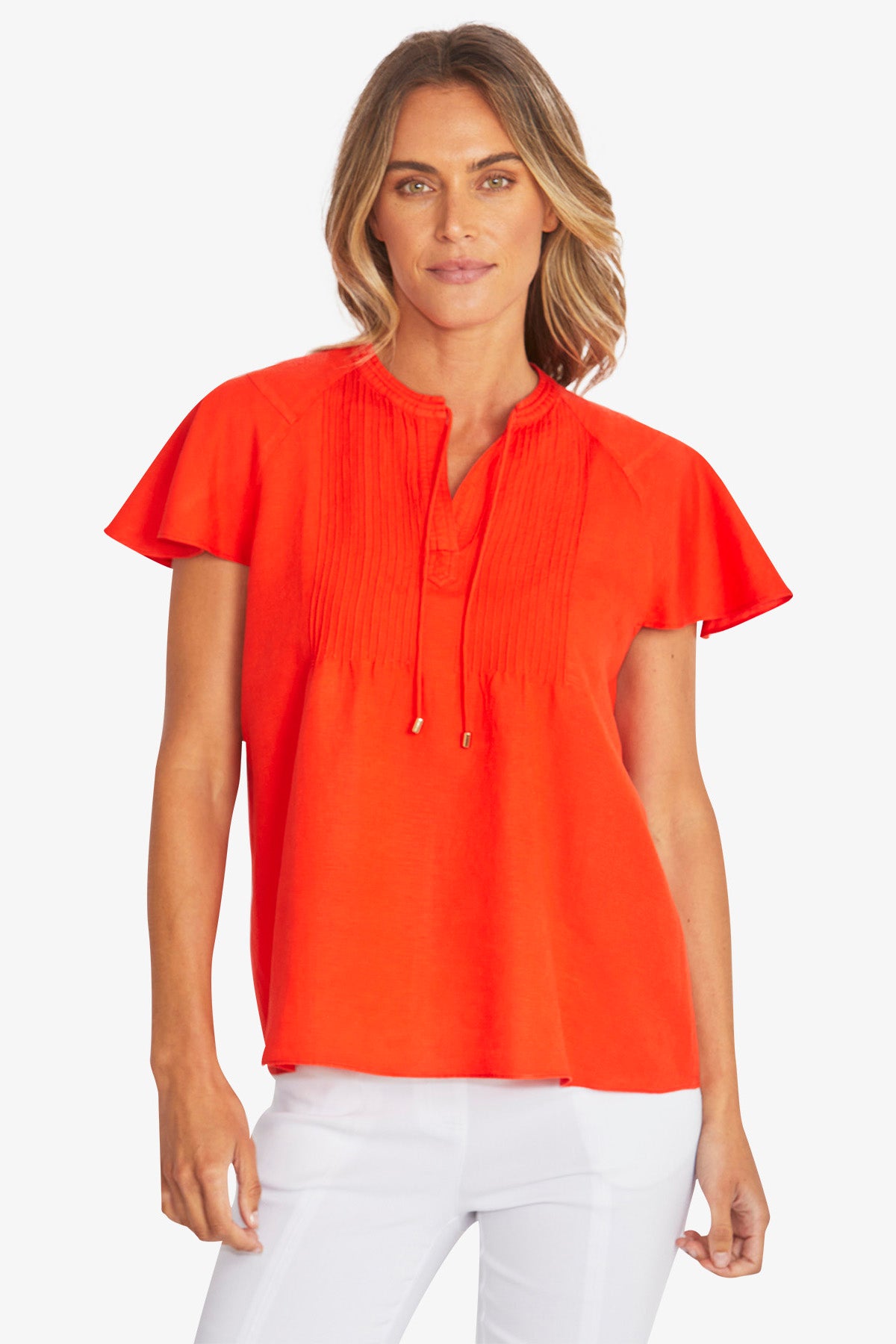 Womens Annabelle Top Red P595344