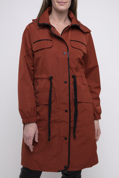 Anorak Jacket Deep Marmalade