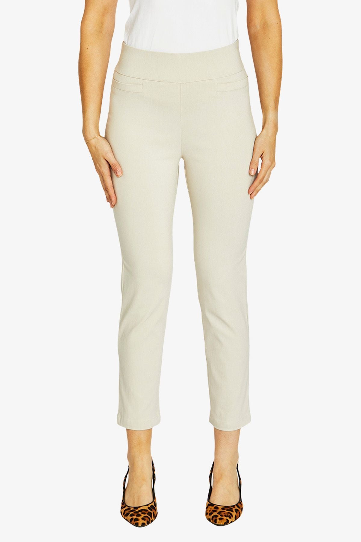 Womens Aria Bengaline Pant Beige P605713