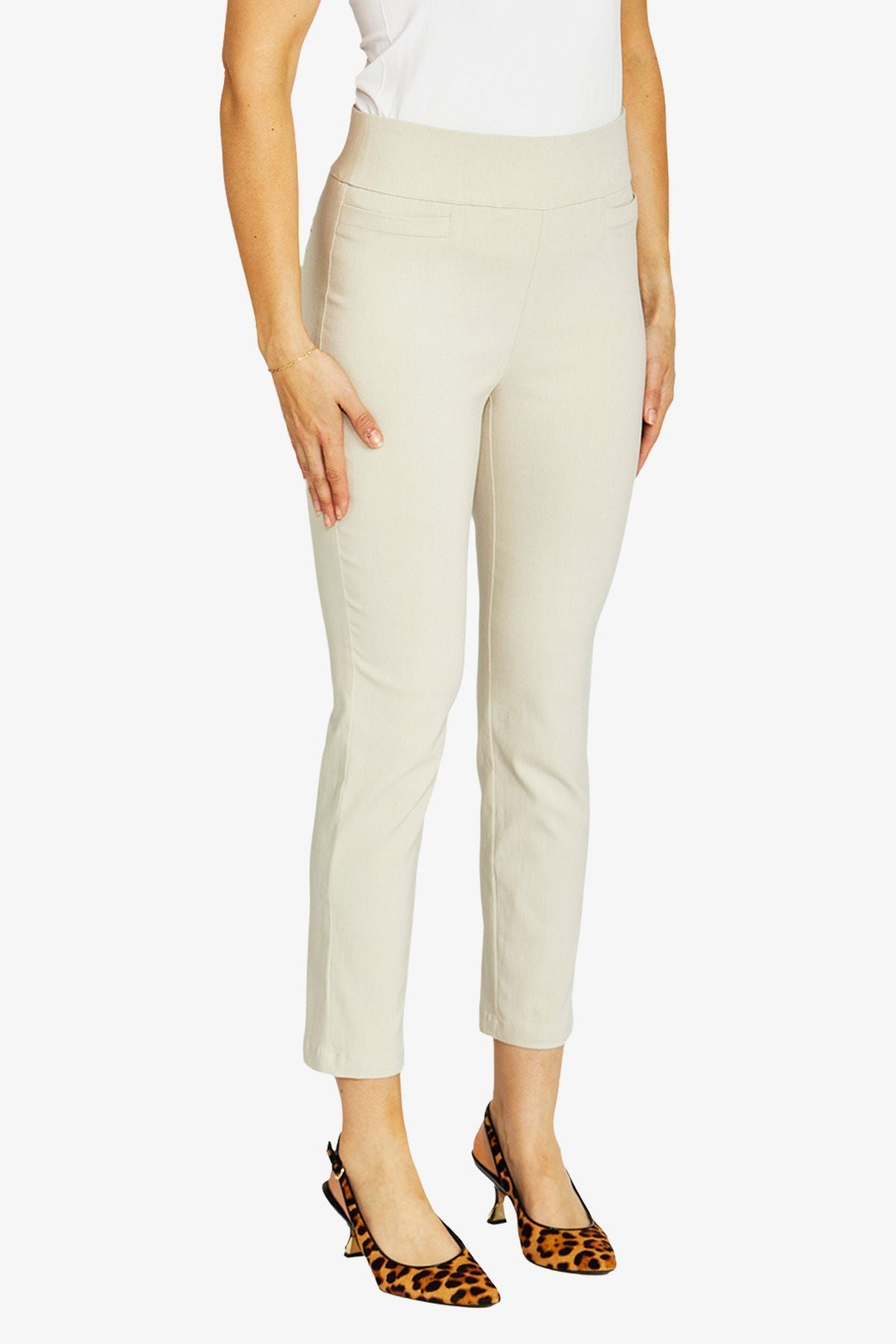 Womens Aria Bengaline Pant Beige P605713