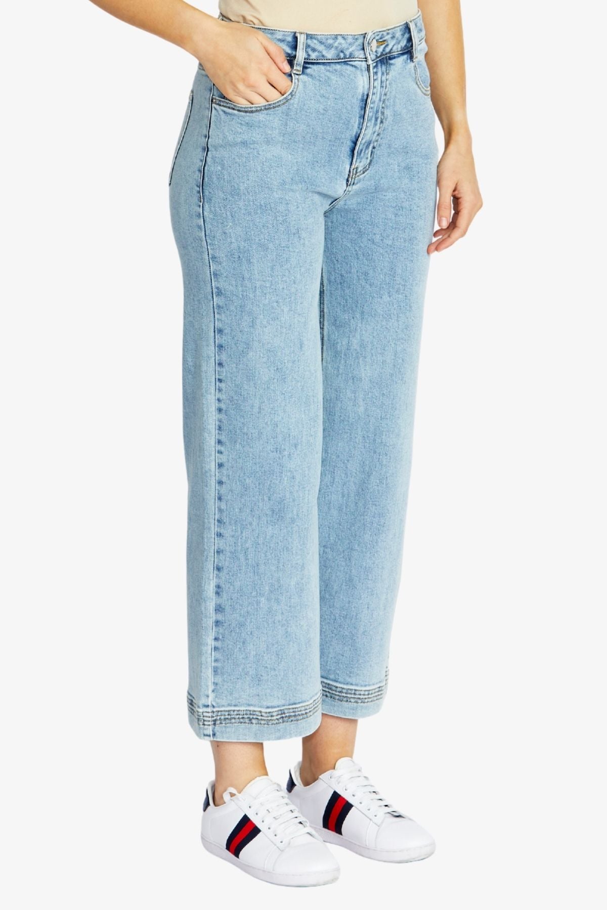 Womens Ariahighwaistdenimjean Blue P615716
