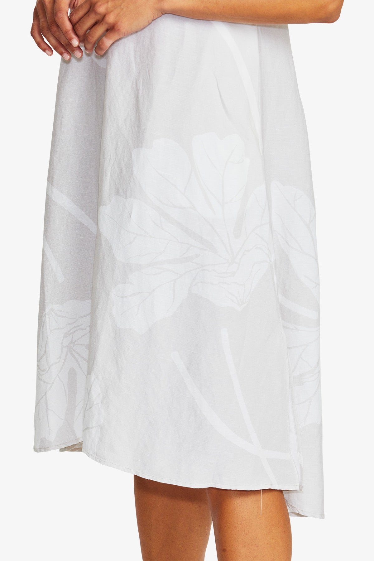 Women's Linen dress in White