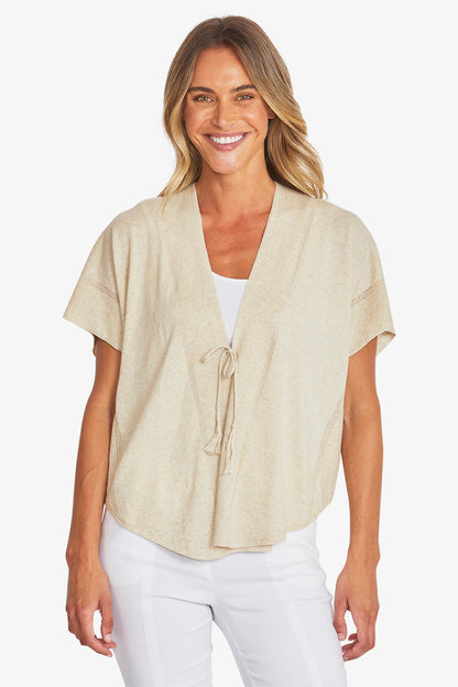 Womens Aurora Cardigan Beige P595004