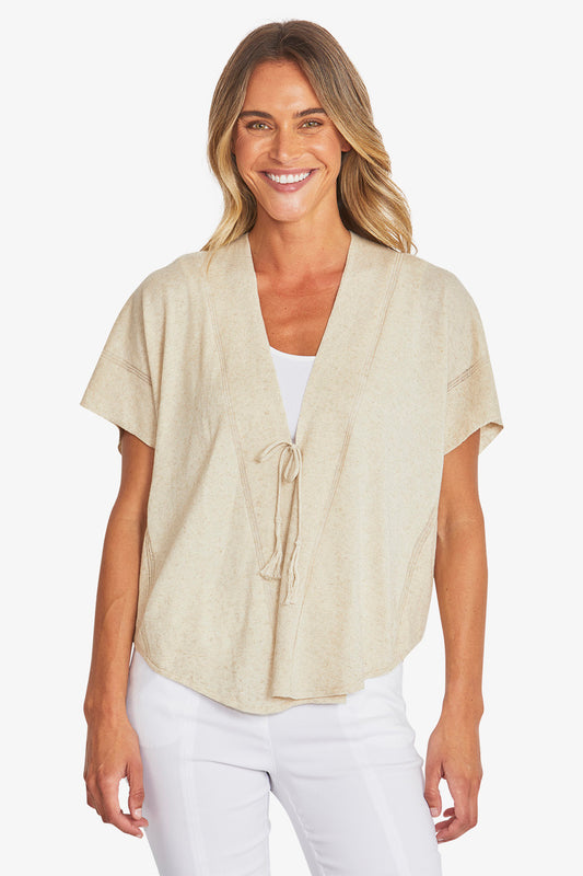 Womens Aurora Cardigan Beige P595004