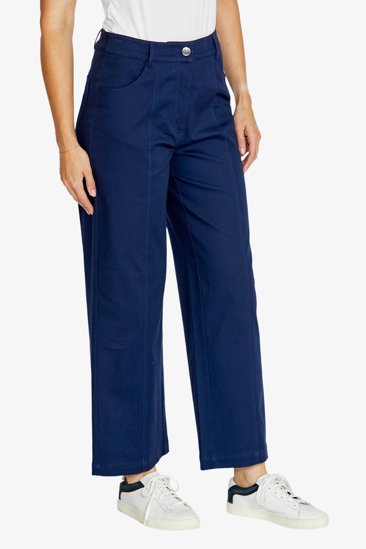 Womens Biancastraightlegcroppant Navy P615709