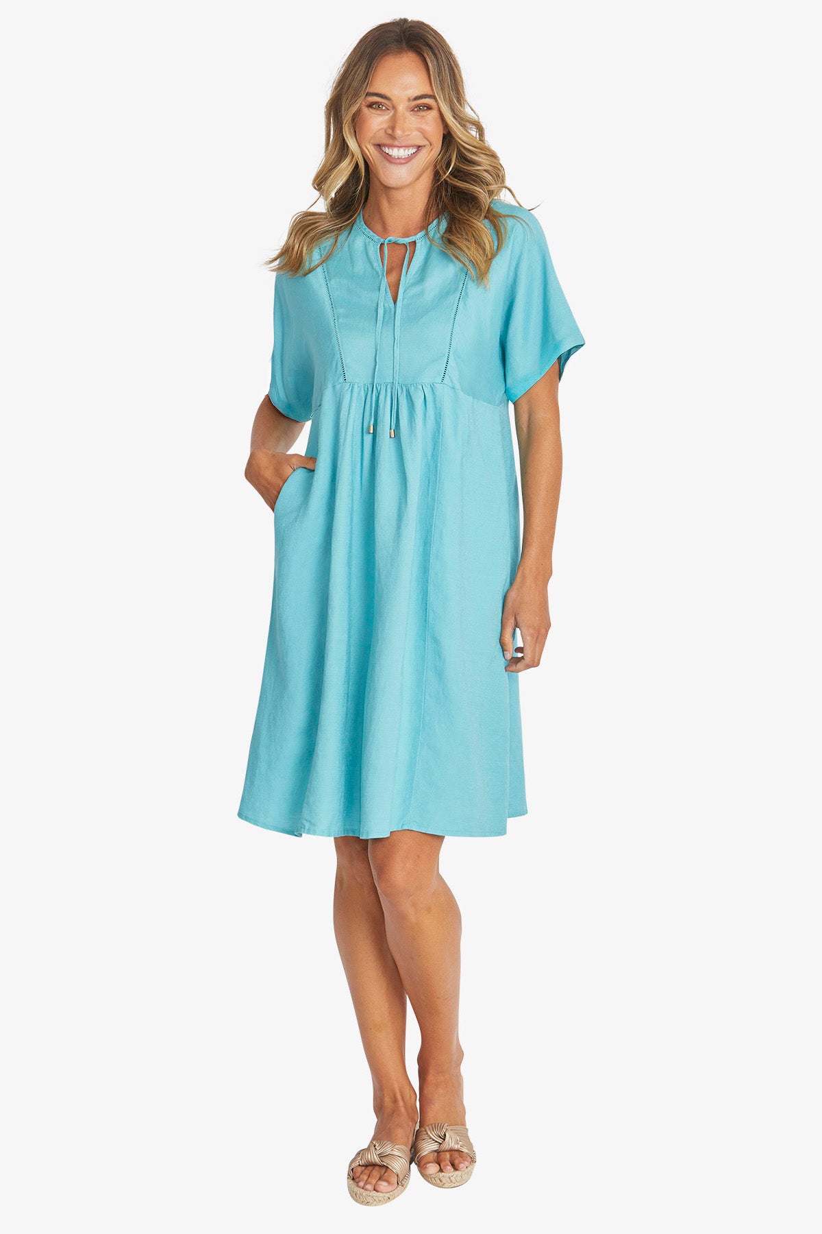 Womens Bobbi Dress Blue P595548