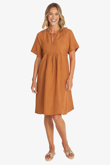 Womens Bobbi Dress Brown P595548