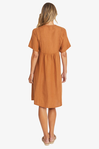 Womens Bobbi Dress Brown P595548