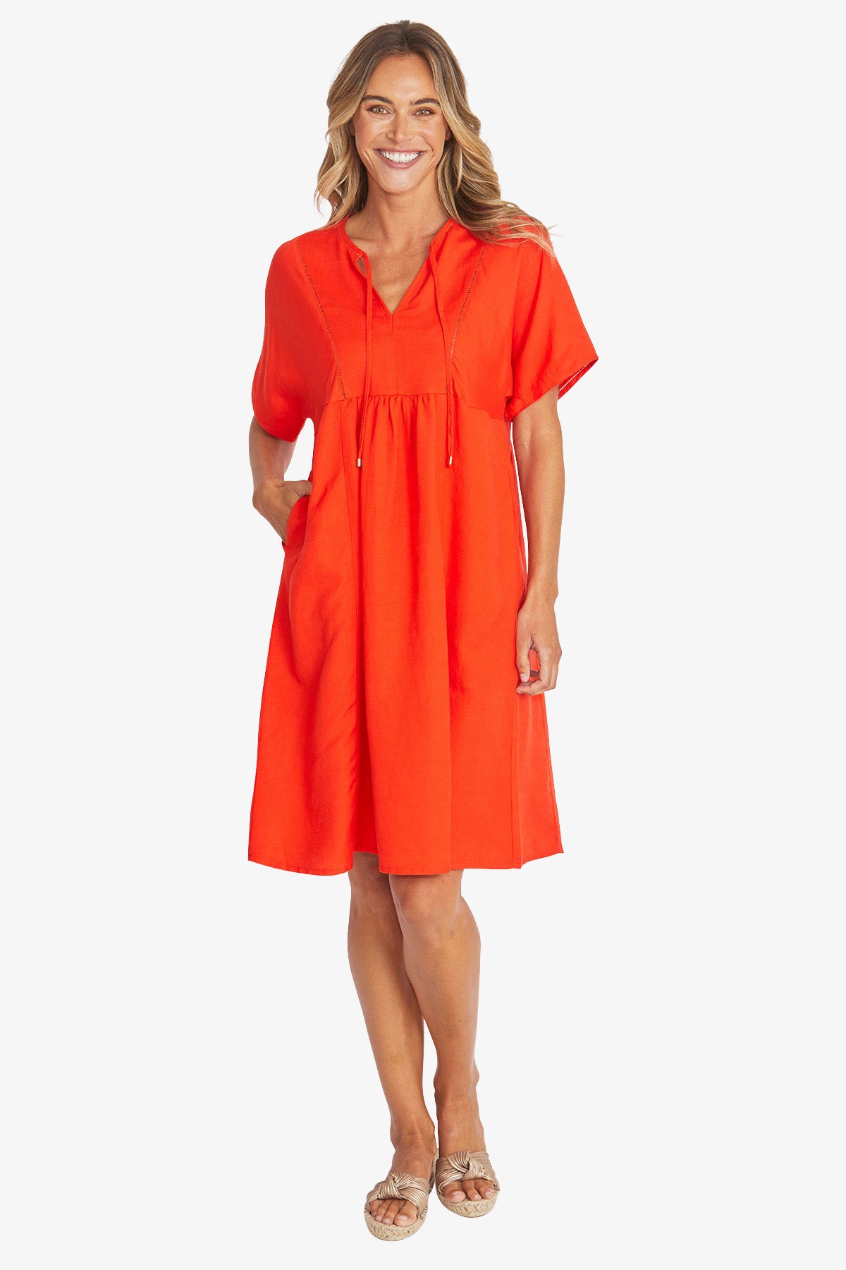 Womens Bobbi Dress Red P595548