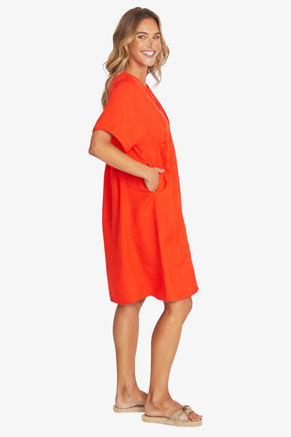 Womens Bobbi Dress Red P595548
