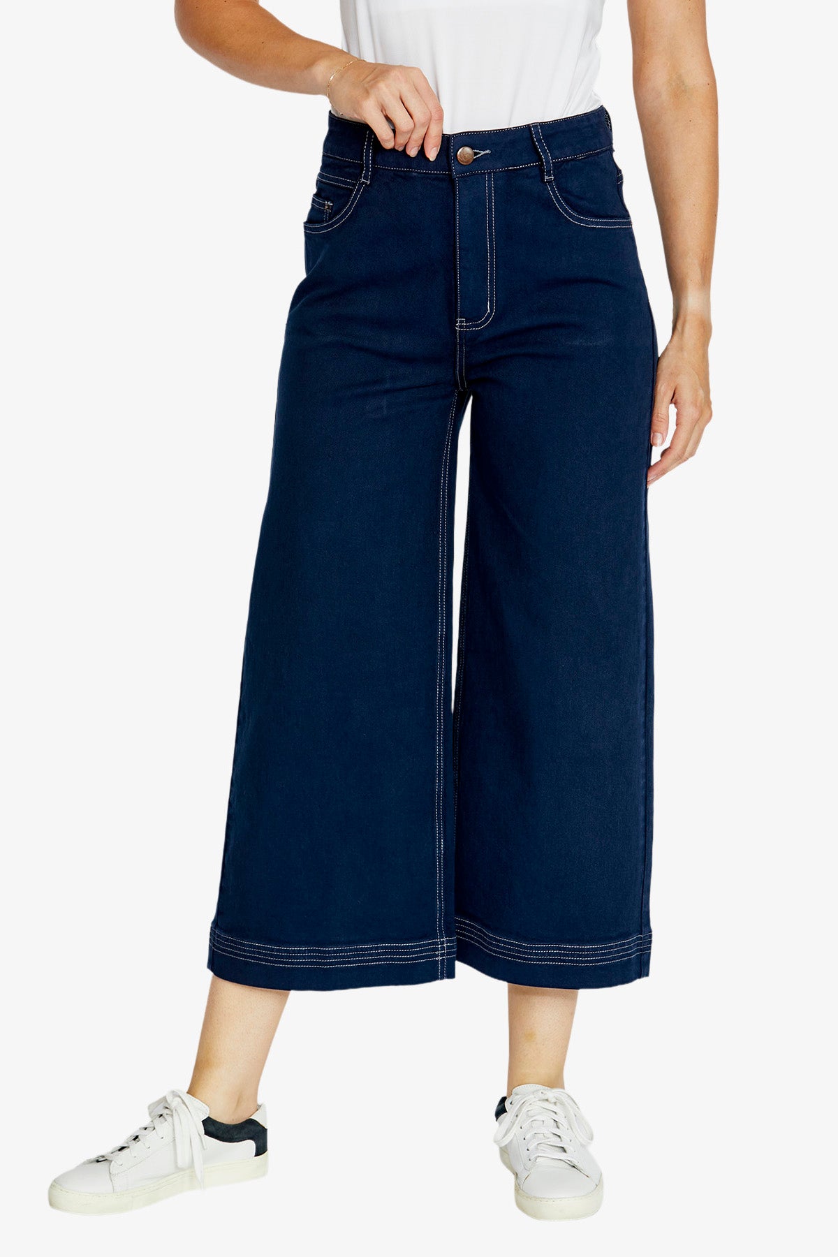 Womens Bonnie High Waist Jean Navy P615717