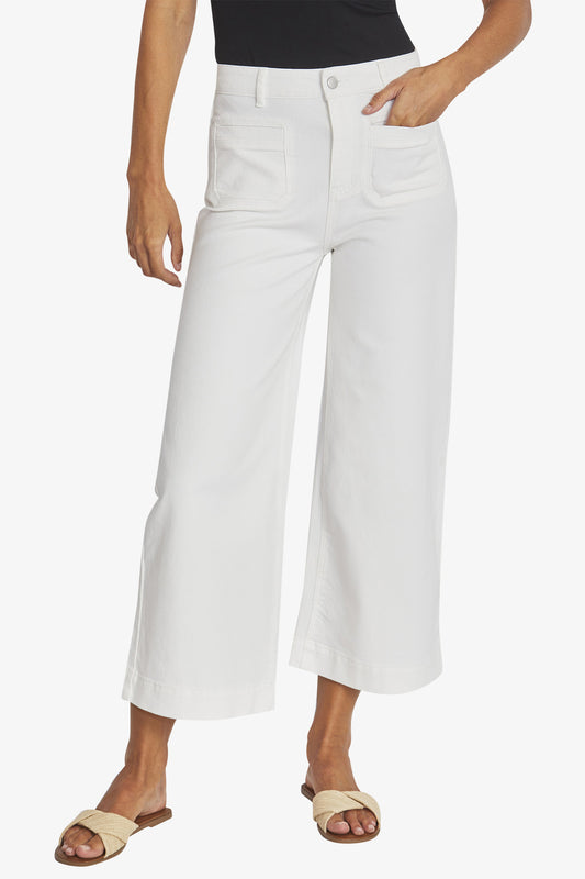 Brooke Pocket Pant in Ivory